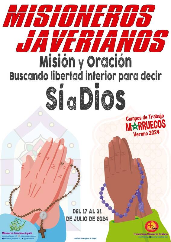 Misión y oración buscando libertad interior para decir sí a Dios